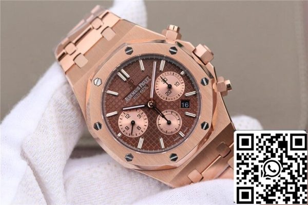 Audemars Piguet Royal Oak Chronograph 26331OR OO 1220OR 02 1:1 Best Edition OM Factory Rose Gold EU Watch Store 7331 Audemars Piguet Royal Oak Chronograph 26331OR.OO.1220OR.02 1:1 Best Edition OM Factory Rose Gold