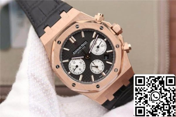 Audemars Piguet Royal Oak Chronograph 26331OR OO 1220OR OM Factory 1 1 Najboljša izdaja švicarski ETA7750 Black Dial EU Watch Store 4277 Audemars Piguet Royal Oak Chronograph 26331OR.OO.1220OR OM Factory 1:1 Najboljša izdaja švicarski ETA7750 Black Dial