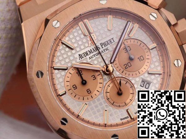 Audemars Piguet Royal Oak Chronograph 26331OR OO 1220OR OM Factory 1:1 Best Edition Swiss ETA7750 White Dial EU Watch Store 513 Audemars Piguet Royal Oak Chronograph 26331OR.OO.1220OR OM Factory 1:1 Best Edition Swiss ETA7750 White Dial