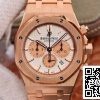 Audemars Piguet Royal Oak Cronografo 26331OR OO 1220OR OM Fabbrica 1 1 Migliore Edizione Svizzera ETA7750 Quadrante Bianco EU Watch Store 6736 Audemars Piguet Royal Oak Cronografo 26331OR.OO.1220OR OM Fabbrica 1:1 Migliore Edizione Svizzera ETA7750 Quadrante Bianco