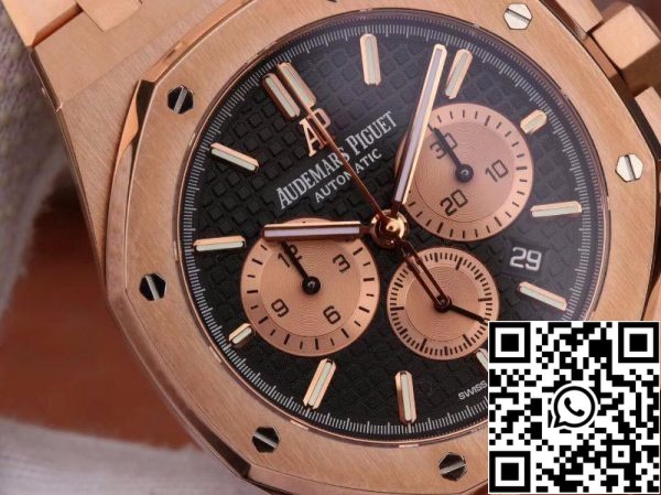 Audemars Piguet Royal Oak Chronograph 26331OR OO 1220OR OM Завод Мужчины Часы 1 1 Лучшее издание швейцарский ETA7750 18K розовое золото на нержавеющей стали безель ЕС часы St 2903 Audemars Piguet Royal Oak Chronograph 26331OR.OO.1220OR OM Завод Мужчины Часы 1:1 Лучшее издание швейцарский ETA7750 18K розовое золото на нержавеющей стали безель