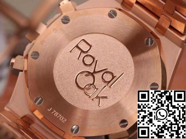 Audemars Piguet Royal Oak Chronograph 26331OR OO.1220OR OM Factory Мъжки часовници 1 1 Най-добро издание Swiss ETA7750 18K Rose gold on stainless steel bezel EU Watch St 9140 Audemars Piguet Royal Oak Chronograph 26331OR.OO.1220OR OM Factory Мъжки часовници 1:1 Най-добро издание Swiss ETA7750 18K Rose gold on stainless steel bezel