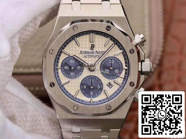 Audemars Piguet Royal Oak Chronograph 26331ST OO 1220ST OM Factory 1 1 Най-доброто издание швейцарски ETA7750 White Dial EU Watch Store 1738 Audemars Piguet Royal Oak Chronograph 26331ST.OO.1220ST OM Factory 1:1 Най-доброто издание швейцарски ETA7750 White Dial