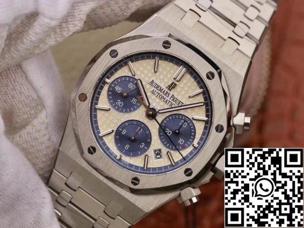 Audemars Piguet Royal Oak Cronógrafo 26331ST OO 1220ST OM Factory 1 1 Mejor Edición Suiza ETA7750 Esfera Blanca EU Watch Store 9498 Audemars Piguet Royal Oak Cronógrafo 26331ST.OO.1220ST OM Factory 1 1 Mejor Edición Suiza ETA7750 Esfera Blanca