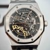 Audemars Piguet Royal Oak kaksoissäätöpyörä Openwork 15407ST OO 1220ST 01 EU kellokauppa 4490 Audemars Piguet Royal Oak kaksoissäätöpyörä Openwork 15407ST.OO.1220ST.01