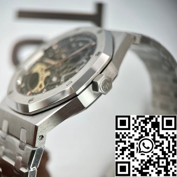 Audemars Piguet Royal Oak kaksoissäätöpyörä Openwork 15407ST OO 1220ST 01 EU Watch Store 981 Audemars Piguet Royal Oak kaksoissäätöpyörä Openwork 15407ST.OO.1220ST.01