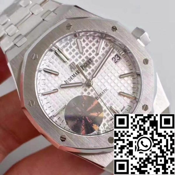 Audemars Piguet Royal Oak JF Factory herrklockor 1 1 Best Edition Swiss ETA3120 Silver Dial EU Watch Store 1282 Audemars Piguet Royal Oak JF Factory herrklockor 1:1 Best Edition Swiss ETA3120 Silver Dial