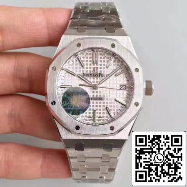 Audemars Piguet Royal Oak JF Factory Men Watches 1:1 Best Edition Swiss ETA3120 Silver Dial EU Watch Store 3595 Audemars Piguet Royal Oak JF Factory Men Watches 1:1 Best Edition Swiss ETA3120 Silver Dial