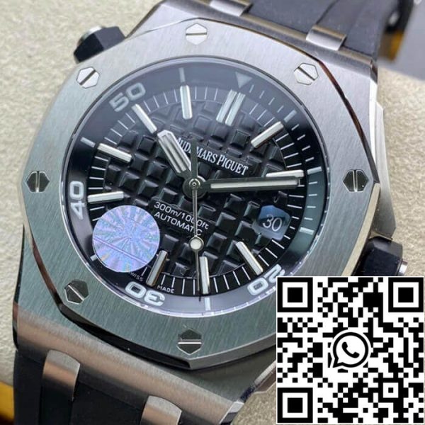 Audemars Piguet Royal Oak Offshore 15703 1 1 Melhor Edição JF Factory V10 Mostrador Preto EU Watch Store 6061 Audemars Piguet Royal Oak Offshore 15703 1:1 Melhor Edição JF Factory V10 Mostrador Preto