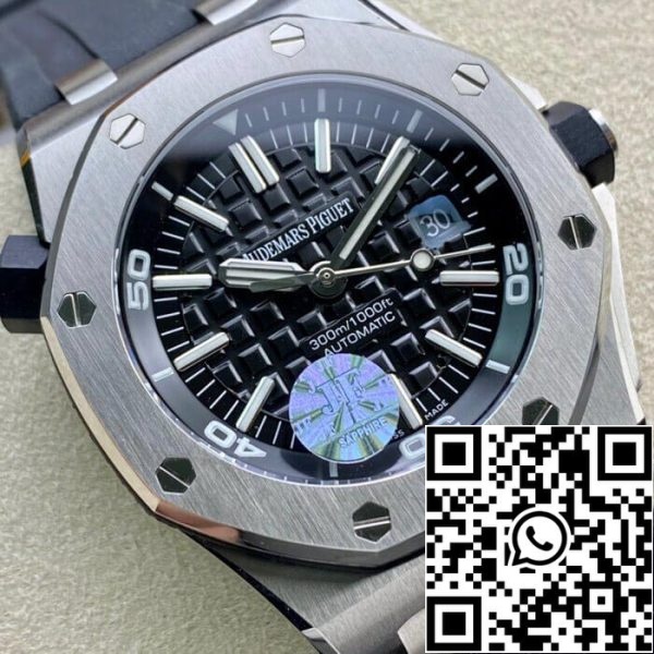 Audemars Piguet Royal Oak Offshore 15703 1 1 Най-доброто издание JF Factory V10 Black Dial EU Watch Store 6582 Audemars Piguet Royal Oak Offshore 15703 1:1 Най-доброто издание JF Factory V10 Black Dial