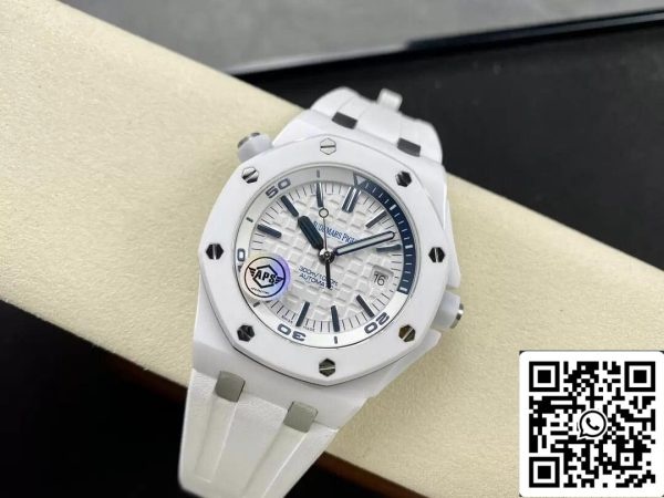 Audemars Piguet Royal Oak Offshore 15707CB OO A010CA 01 1 1 Най-добро издание APS Factory White Dial EU Watch Store 3917 Audemars Piguet Royal Oak Offshore 15707CB.OO.A010CA.01 1:1 Най-добро издание APS Factory White Dial