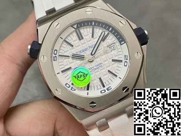 Audemars Piguet Royal Oak Offshore 15710ST OO A010CA 01 1 1 Najboljša izdaja APS Factory White Dial EU Watch Store 3641 Audemars Piguet Royal Oak Offshore 15710ST.OO.A010CA.01 1:1 Najboljša izdaja APS Factory White Dial