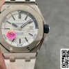 Audemars Piguet Royal Oak Offshore 15710ST OO A010CA 01 1 1 Best Edition APS Factory White Dial EU Watch Store 8840 Audemars Piguet Royal Oak Offshore 15710ST.OO.A010CA.01 1:1 Best Edition APS Factory White Dial