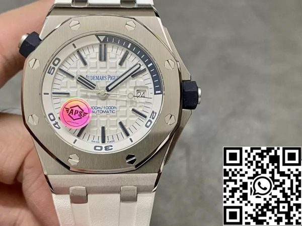 Audemars Piguet Royal Oak Offshore 15710ST OO A010CA 01 1 1 Najboljša izdaja APS Factory White Dial EU Watch Store 8840 Audemars Piguet Royal Oak Offshore 15710ST.OO.A010CA.01 1:1 Najboljša izdaja APS Factory White Dial