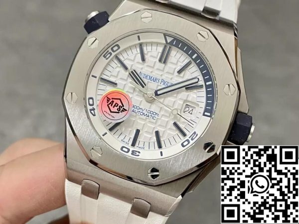 Audemars Piguet Royal Oak Offshore 15710ST OO A010CA 01 1 1 Best Edition APS Factory White Dial EU Watch Store 934 Audemars Piguet Royal Oak Offshore 15710ST.OO.A010CA.01 1:1 Best Edition APS Factory White Dial