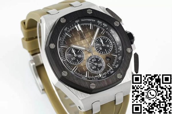 Audemars Piguet Royal Oak Offshore 15710ST OO A052CA 01 1 1 Best Edition APS Factory Green Dial EU-Horlogewinkel 9168 Audemars Piguet Royal Oak Offshore 15710ST.OO.A052CA.01 1:1 Best Edition APS Factory Green Dial