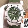 Audemars Piguet Royal Oak Offshore 15710ST OO A052CA 01 1 1 Best Edition JF Factory Green Dial Swiss Cal 3120 EU Watch Store 4720 Audemars Piguet Royal Oak Offshore 15710ST.OO.A052CA.01 1:1 Best Edition JF Factory Green Dial Swiss Cal 3120