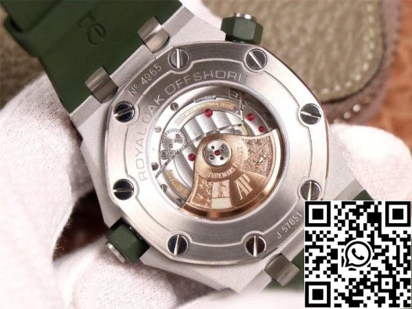 Audemars Piguet Royal Oak Offshore 15710ST OO A052CA 01 1 1 Best Edition JF Factory Green Dial Swiss Cal 3120 EU Watch Store 5244 Audemars Piguet Royal Oak Offshore 15710ST.OO.A052CA.01 1:1 Best Edition JF Factory Green Dial Swiss Cal.3120