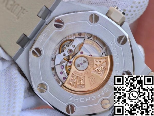 Audemars Piguet Royal Oak Offshore 15710ST OO A085CA 01 1 1 Best Edition JF Factory Beige Dial EU kellokauppa 104 Audemars Piguet Royal Oak Offshore 15710ST.OO.A085CA.01 1:1 Best Edition JF Factory Beige Dial