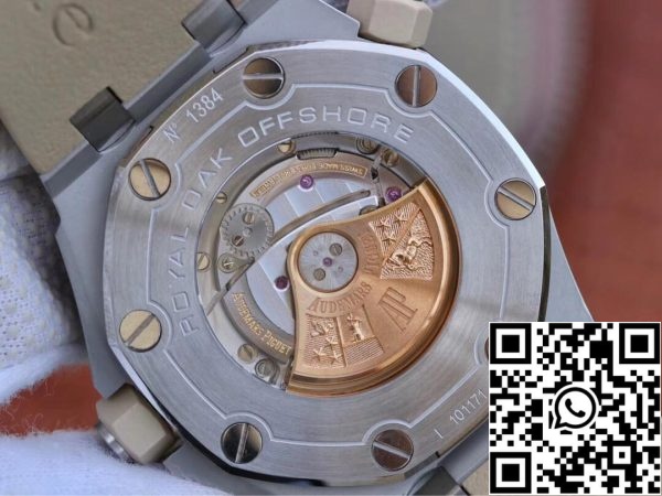 Audemars Piguet Royal Oak Offshore 15710ST OO A085CA 01 1 1 Best Edition JF Factory Beige Dial EU Watch Store 7984 Audemars Piguet Royal Oak Offshore 15710ST.OO.A085CA.01 1:1 Best Edition JF Factory Beige Dial