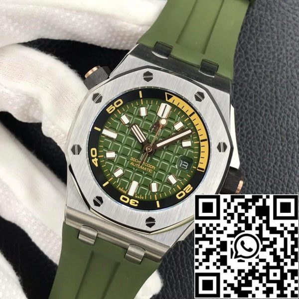 ساعة أوديمار بيغيت رويال أوفشور 15720ST OO A052CA 01 1 1 1 أفضل إصدار BF Factory Army Green Dial EU Watch Store 236 Audemars Piguet Royal Oak Offshore 15720ST.OO.OO.A052CA.01 1:1 أفضل إصدار BF Factory Army Green Dial