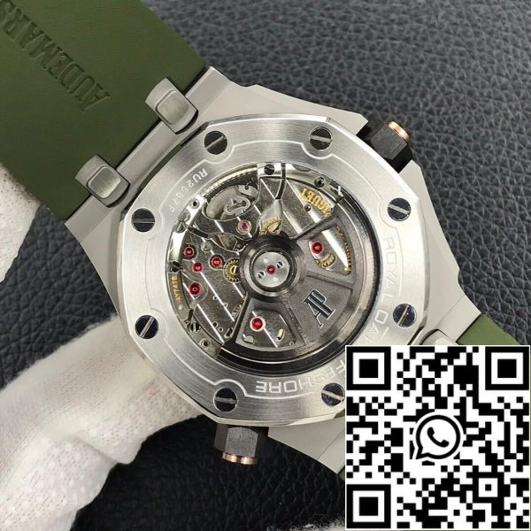 Audemars Piguet Royal Oak Offshore 15720ST OO A052CA 01 1 1 Най-добро издание BF Factory Army Green Dial EU Watch Store 3487 Audemars Piguet Royal Oak Offshore 15720ST.OO.A052CA.01 1:1 Най-добро издание BF Factory Army Green Dial