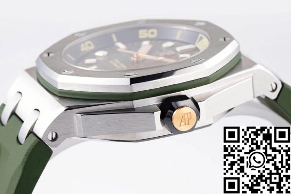 Audemars Piguet Royal Oak Offshore 15720ST OO A052CA 01 1 1 Mejor Edición ZF Factory Esfera Verde EU Watch Store 3986 Audemars Piguet Royal Oak Offshore 15720ST.OO.A052CA.01 1:1 Mejor Edición ZF Factory Esfera Verde