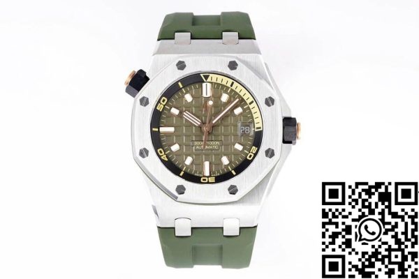 Audemars Piguet Royal Oak Offshore 15720ST OO A052CA 01 1 1 Mejor Edición ZF Factory Esfera Verde EU Watch Store 5828 Audemars Piguet Royal Oak Offshore 15720ST.OO.A052CA.01 1:1 Mejor Edición ZF Factory Esfera Verde