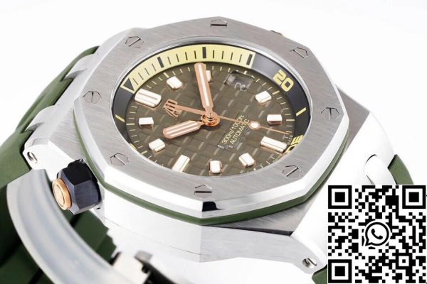 Audemars Piguet Royal Oak Offshore 15720ST OO A052CA 01 1 1 Mejor Edición ZF Factory Esfera Verde EU Watch Store 6039 Audemars Piguet Royal Oak Offshore 15720ST.OO.A052CA.01 1:1 Mejor Edición ZF Factory Esfera Verde