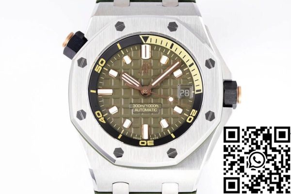 Audemars Piguet Royal Oak Offshore 15720ST OO A052CA 01 1 1 Mejor Edición ZF Factory Esfera Verde EU Watch Store 9542 Audemars Piguet Royal Oak Offshore 15720ST.OO.A052CA.01 1:1 Mejor Edición ZF Factory Esfera Verde