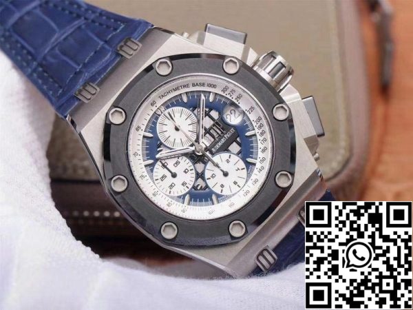 Audemars Piguet Royal Oak Offshore 26078PO OO D018CR 01 1 1 Best Edition JF Factory Quadrante Blu Svizzero ETA3126 EU Watch Store 1507 Audemars Piguet Royal Oak Offshore 26078PO.OO.D018CR.01 1:1 Best Edition JF Factory Quadrante Blu Svizzero ETA3126