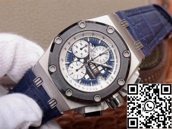 Audemars Piguet Royal Oak Offshore 26078PO OO D018CR 01 1 1 Best Edition JF Factory Blue Dial Swiss ETA3126 EU Watch Store 6331 Audemars Piguet Royal Oak Offshore 26078PO.OO.D018CR.01 1:1 Best Edition JF Factory Blue Dial Swiss ETA3126