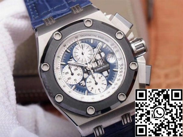 Audemars Piguet Royal Oak Offshore 26078PO OO D018CR 01 1 1 Best Edition JF Factory Blue Dial Swiss ETA3126 EU Watch Store 865 Audemars Piguet Royal Oak Offshore 26078PO.OO.D018CR.01 1:1 Best Edition JF Factory Blue Dial Swiss ETA3126