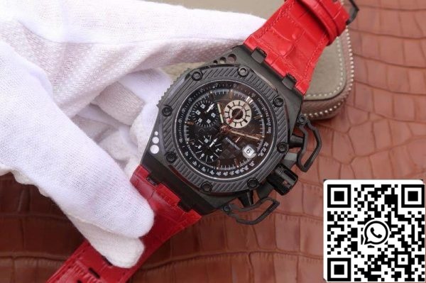 Audemars Piguet Royal Oak Offshore 26165IO OO A002CA 02 Noob Factory 1 1 Best Edition Zwitserse ETA7750 Zwarte Wijzerplaat EU Horlogewinkel 9659 Audemars Piguet Royal Oak Offshore 26165IO.OO.A002CA.02 Noob Factory 1 1:1 Best Edition Zwitserse ETA7750 Zwarte Wijzerplaat