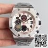 Audemars Piguet Royal Oak Offshore 26170ST OO 1000ST 01 JF Factory 1 1 Best Edition Swiss ETA7750 Quadrante Bianco EU Watch Store 3684 Audemars Piguet Royal Oak Offshore 26170ST.OO.1000ST.01 JF Factory 1:1 Best Edition Swiss ETA7750 Quadrante Bianco