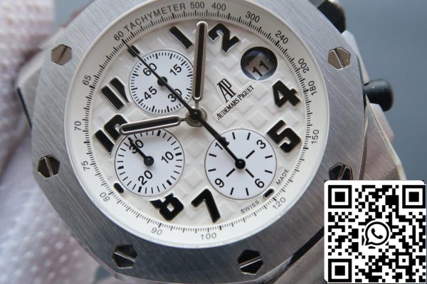 Audemars Piguet Royal Oak Offshore 26170ST OO D091CR 01 1 1 Najboljša izdaja JF Factory White Dial EU Watch Store 8146 Audemars Piguet Royal Oak Offshore 26170ST.OO.D091CR.01 1:1 Best Edition JF Factory White Dial