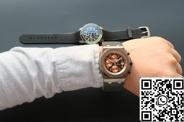 Audemars Piguet Royal Oak Offshore 26179IR OO A005CR 01 1 1 Най-добро издание JF Factory V2 Titanium EU Магазин за часовници 6026 Audemars Piguet Royal Oak Offshore 26179IR.OO.A005CR.01 1:1 Най-добро издание JF Factory V2 Titanium