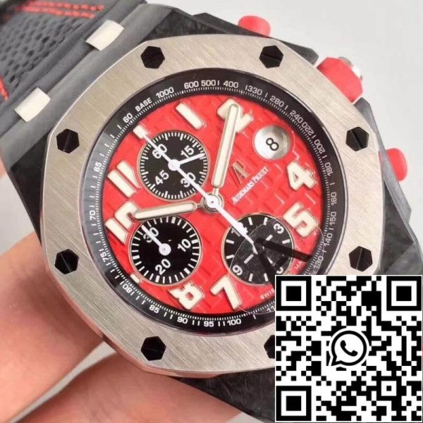 Audemars Piguet Royal Oak Offshore 26190OS OO D003CU 01 JF Factory 1 1 Best Edition švicarski ETA7750 EU Watch Store 2772 Audemars Piguet Royal Oak Offshore 26190OS.OO.D003CU.01 JF Factory 1:1 Best Edition švicarski ETA7750