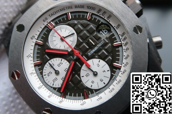 Audemars Piguet Royal Oak Offshore 26202AU OO D002CA 01 1 1 Best Edition JF Factory tummanharmaa kellotaulu EU kellokauppa 4225 Audemars Piguet Royal Oak Offshore 26202AU.OO.D002CA.01 1:1 Best Edition JF Factory tummanharmaa kellotaulu