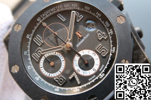 Audemars Piguet Royal Oak Offshore 26205AU OO D002CR 01 1 1 Най-доброто издание JF Factory Carbon Fiber EU Watch Store 6281 Audemars Piguet Royal Oak Offshore 26205AU.OO.D002CR.01 1:1 Най-доброто издание JF Factory Carbon Fiber