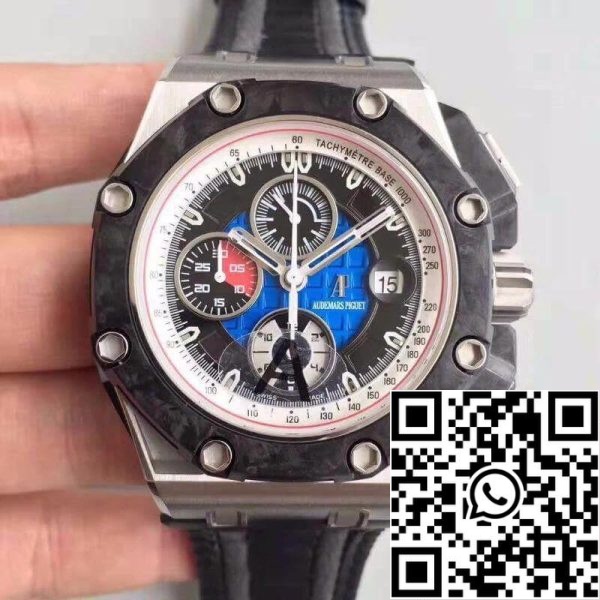 Audemars Piguet Royal Oak Offshore 26290PO OO A001VE 01 JF Factory 1 1 Best Edition Sveitsin ETA3126 Blue Dial EU Watch Store 1354 Audemars Piguet Royal Oak Offshore 26290PO.OO.A001VE.01 JF Factory 1:1 Best Edition Sveitsin ETA3126 Blue Dial