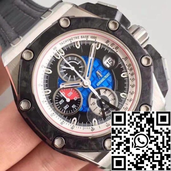 Audemars Piguet Royal Oak Offshore 26290PO OO A001VE 01 JF Factory 1 1 Best Edition Swiss ETA3126 Blue Dial EU Watch Store 6801 Audemars Piguet Royal Oak Offshore 26290PO.OO.A001VE.01 JF Factory 1:1 Best Edition Swiss ETA3126 Blue Dial