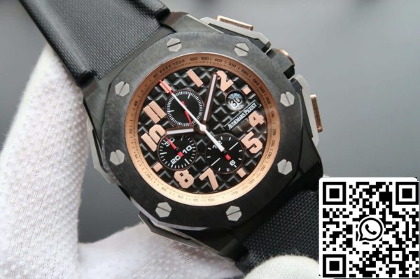 Audemars Piguet Royal Oak Offshore 26378IO OO A001KE 01 1 1 Najboljša izdaja JF Factory V2 Black Dial EU Watch Store 6906 Audemars Piguet Royal Oak Offshore 26378IO.OO.A001KE.01 1:1 Najboljša izdaja JF Factory V2 Black Dial