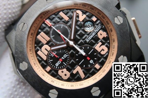 Audemars Piguet Royal Oak Offshore 26378IO OO A001KE 01 1 1 Най-добро издание JF Factory V2 Black Dial EU Watch Store 8764 Audemars Piguet Royal Oak Offshore 26378IO.OO.A001KE.01 1:1 Най-добро издание JF Factory V2 Black Dial