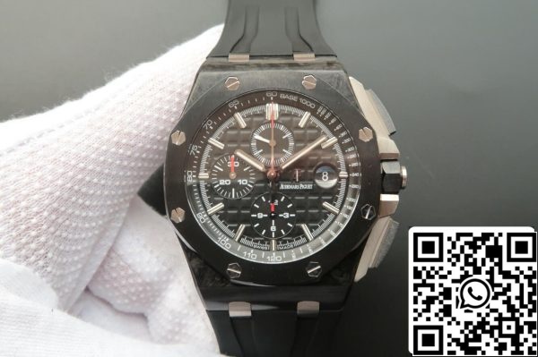 Audemars Piguet Royal Oak Offshore 26400AU OO A002CA 01 1 1 Best Edition JF Factory Quadrante Nero EU Watch Store 6829 Audemars Piguet Royal Oak Offshore 26400AU.OO.A002CA.01 1:1 Best Edition JF Factory Quadrante Nero