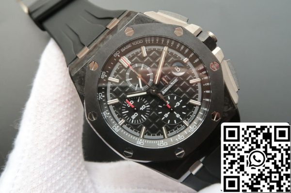 Audemars Piguet Royal Oak Offshore 26400AU OO A002CA 01 1 1 Най-доброто издание JF Factory Black Dial EU Watch Store 9005 Audemars Piguet Royal Oak Offshore 26400AU.OO.A002CA.01 1:1 Най-доброто издание JF Factory Black Dial