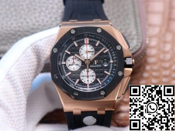 Audemars Piguet Royal Oak Offshore 26401RO OO A002CA 01 1 1 Best Edition JF Factory Black Dial EU-Horlogeswinkel 24 Audemars Piguet Royal Oak Offshore 26401RO.OO.A002CA.01 1:1 Best Edition JF Factory Black Dial