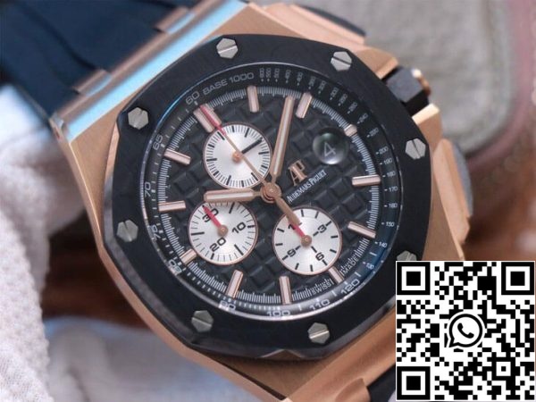 Audemars Piguet Royal Oak Offshore 26401RO OO A002CA 01 1 1 Best Edition JF Factory Black Dial EU-Horlogewinkel 7050 Audemars Piguet Royal Oak Offshore 26401RO.OO.A002CA.01 1:1 Best Edition JF Factory Black Dial