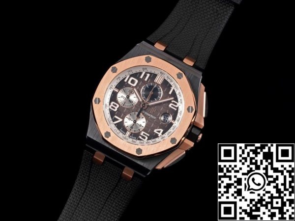 Audemars Piguet Royal Oak Offshore 26405NR OO A002CA 01 1 1 Best Edition RS Factory Rose Gold EU-Horlogeswinkel 6203 Audemars Piguet Royal Oak Offshore 26405NR.OO.A002CA.01 1:1 Best Edition RS Factory Rose Gold