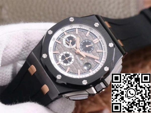 Audemars Piguet Royal Oak Offshore 26415CE OO A002CA 01 1 1 Best Edition JF Factory Zwart Keramiek Zwitsers ETA7750 EU-Horlogeswinkel 3178 Audemars Piguet Royal Oak Offshore 26415CE.OO.A002CA.01 1:1 Best Edition JF Factory Zwart Keramiek Zwitsers ETA7750